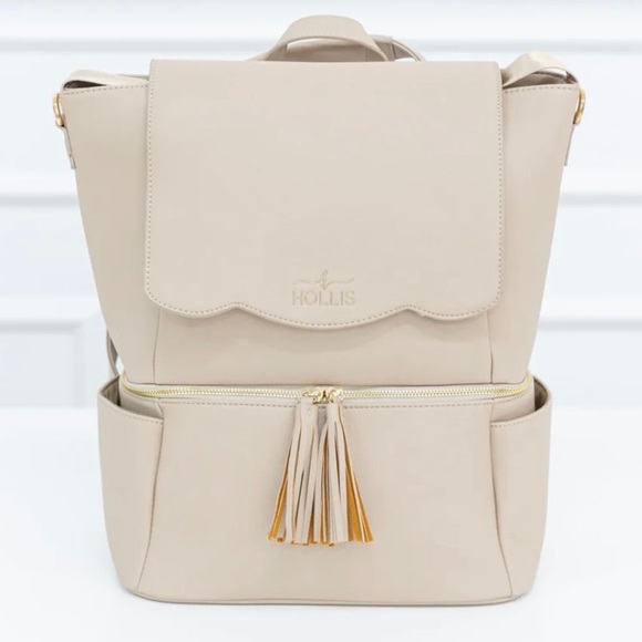 Hollis Handbags - Hollis Diaper Bag in Nude - NWOT